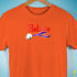 Believe Omnisexial Pride Flag Jingle Bell Premium Unisex T-Shirt - Orange